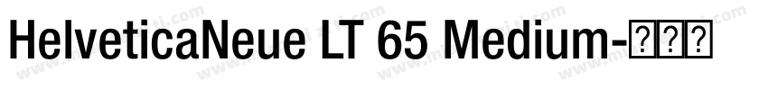 HelveticaNeue LT 65 Medium字体转换